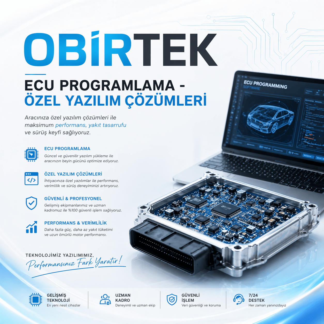 OBİRTEK ECU PROGRAMLAMA - ÖZEL YAZILIM ÇÖZÜMLERİ