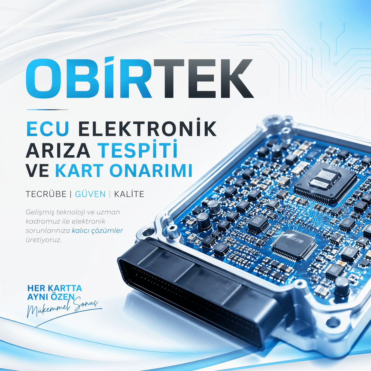 OBİRTEK ECU ELEKTRONİK ARIZA TESPİTİ VE KART ONARIMI